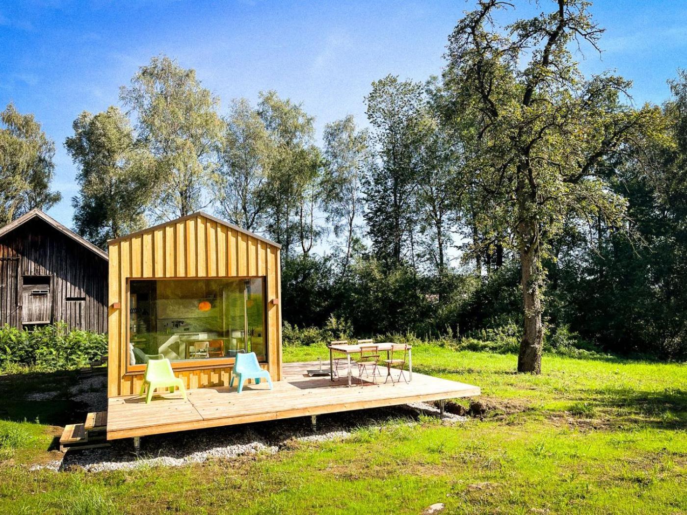 Die Klingerei - Tiny House Wiese Villa Seewalchen Exterior photo